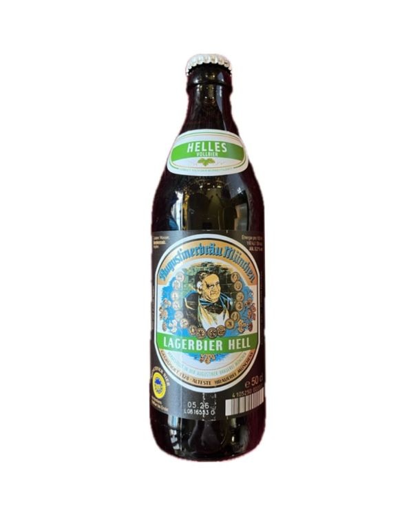 Augustiner Brau Munchen Lagerbier Hell 5.2% 50cl Germany Image 1