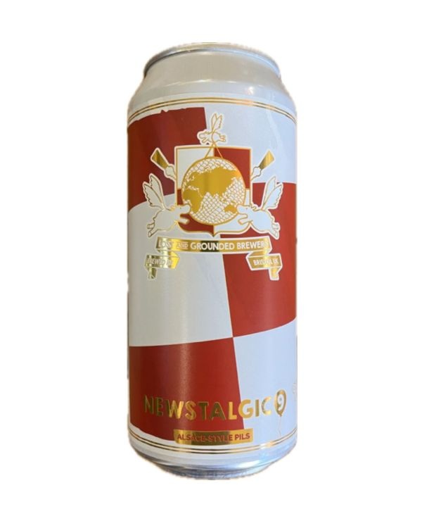 Lost and Grounded Newstalgic 9 Alsace Style Pils 5.2% 440ml Bristol Image 1