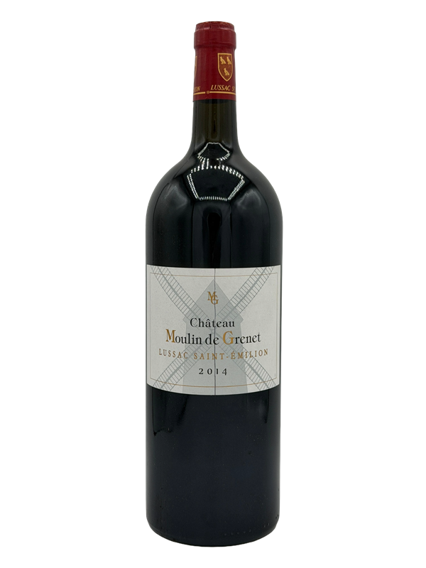 Chateau Moulin de Grenet Lussac Saint Emilion 2014 Bordeaux France - MAGNUM Image 1