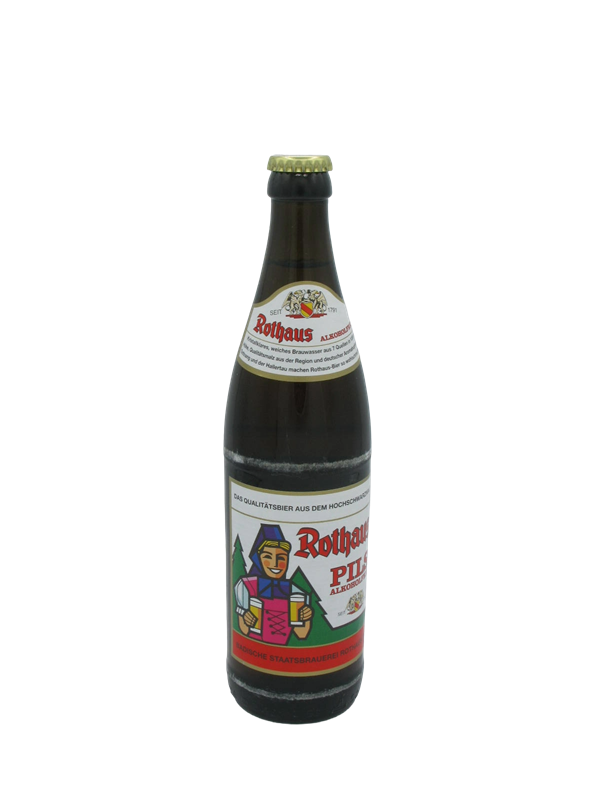 Rothaus Tannenzapfle Alcohol-free Pils 0.4% 500ml Germany Image 1