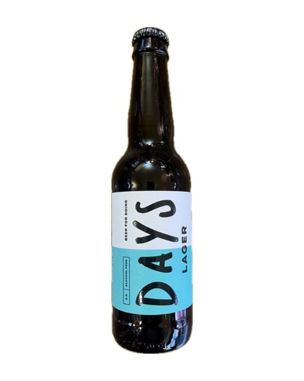 Days Brewery Lager 0.0% 330ml bottle Edinburgh Image 1